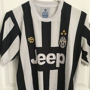 Merkur short sleeve stripe Jeep Juventus shirt